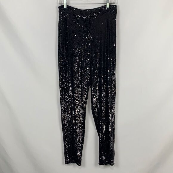 Express black sequin pants - Picture 2 of 12